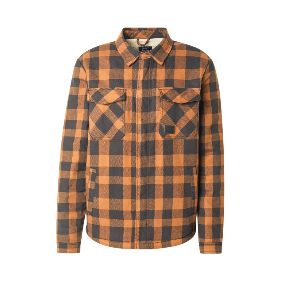 Vintage Industries Vintage Industries Tussenjas Craft curry / zwart -