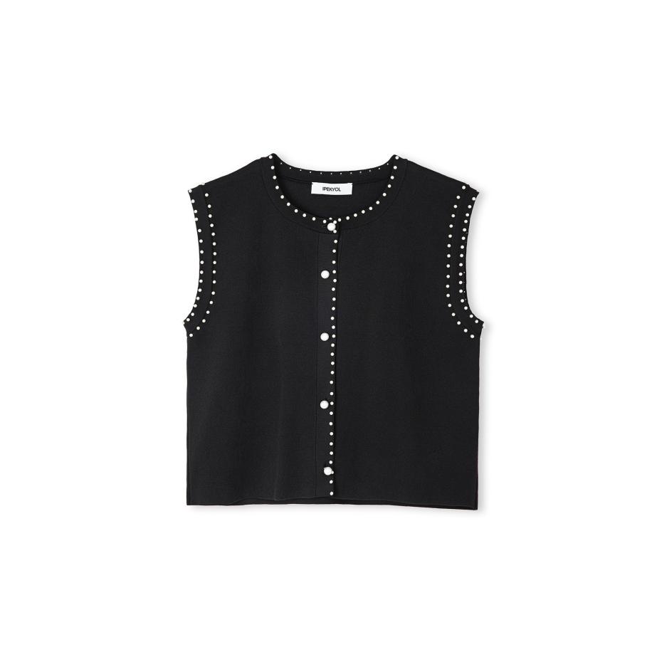 Ipekyol Ipekyol Bodywarmer zwart / wit -