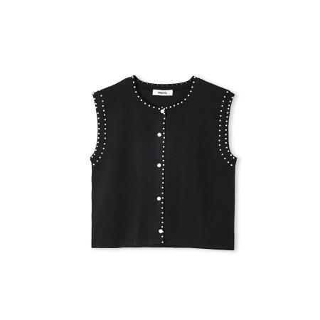 Ipekyol Ipekyol Bodywarmer zwart / wit