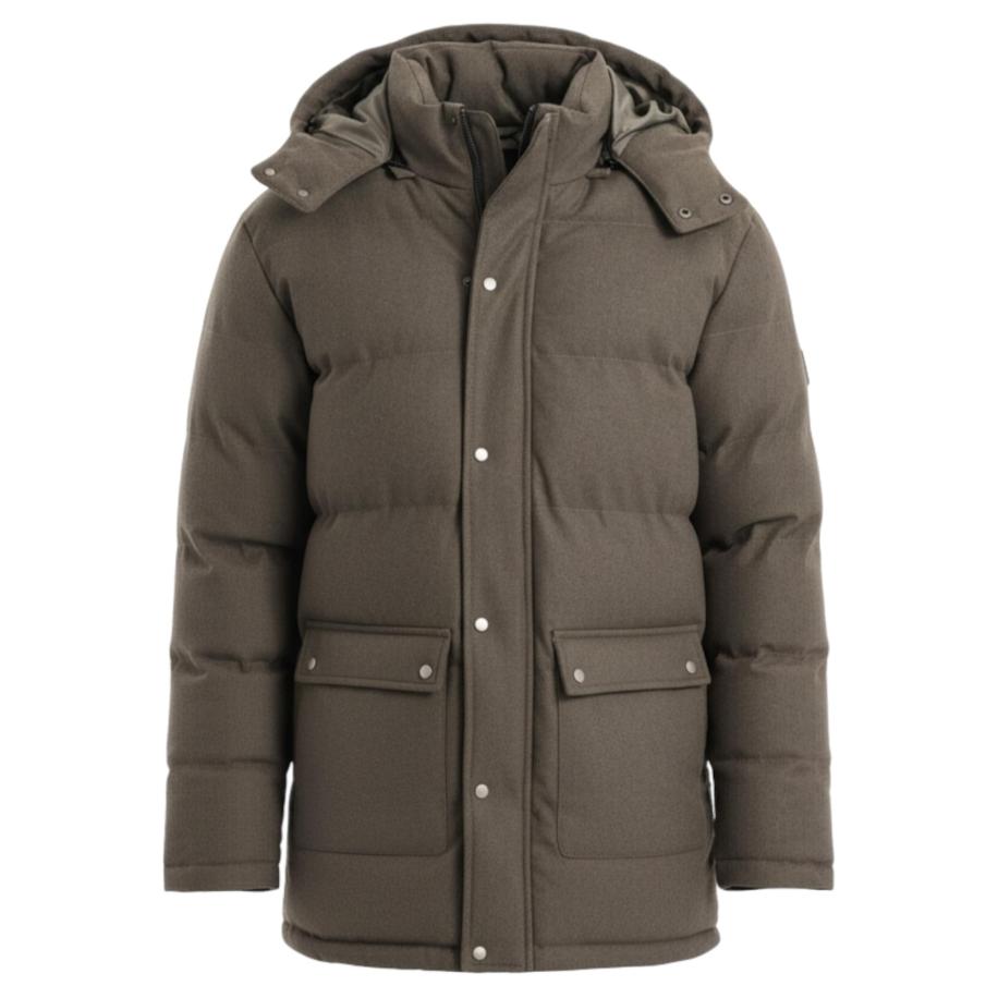 Ombre Ombre Winterjas olijfgroen -