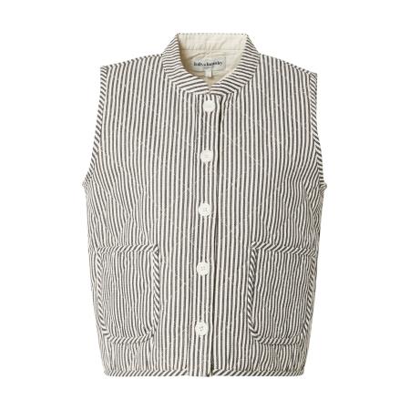 Lollys Laundry Lollys Laundry Bodywarmer Cairo zwart / natuurwit