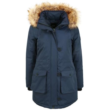 Oxmo Oxmo Winterparka Acta beige / blauw / zwart