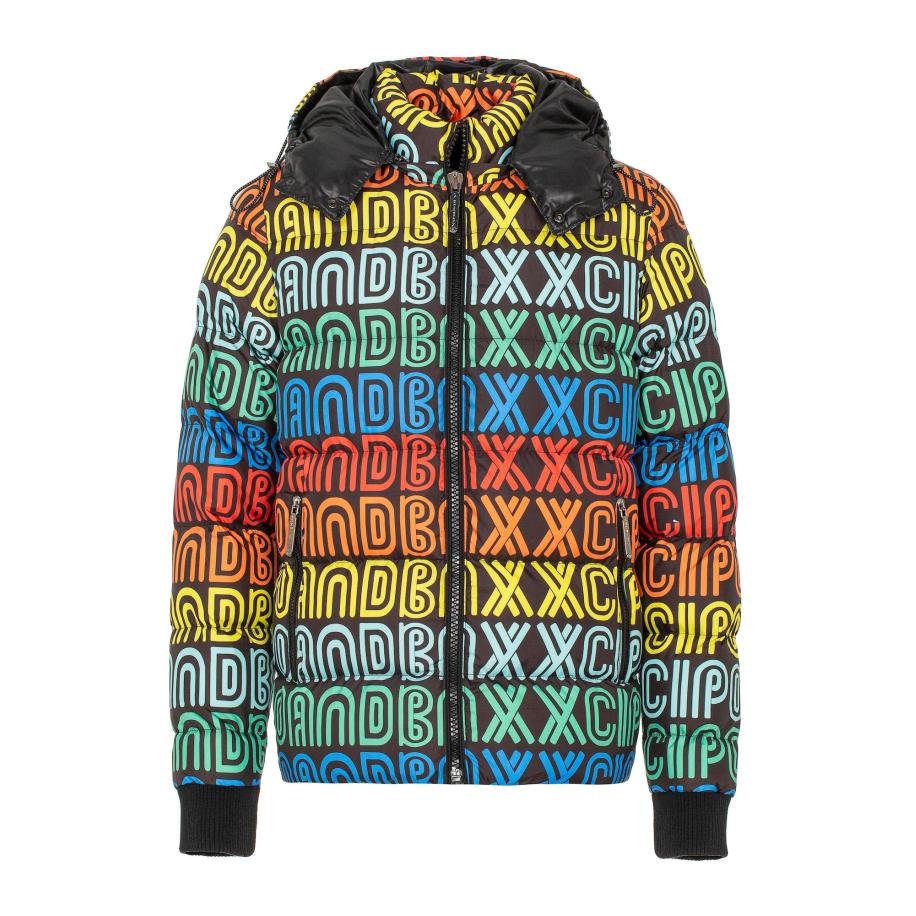 Cipo & Baxx CIPO & BAXX Winterjas blauw / geel / rood / zwart -