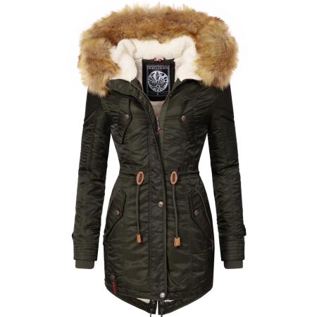 NAVAHOO NAVAHOO Winterparka La Viva donkergroen