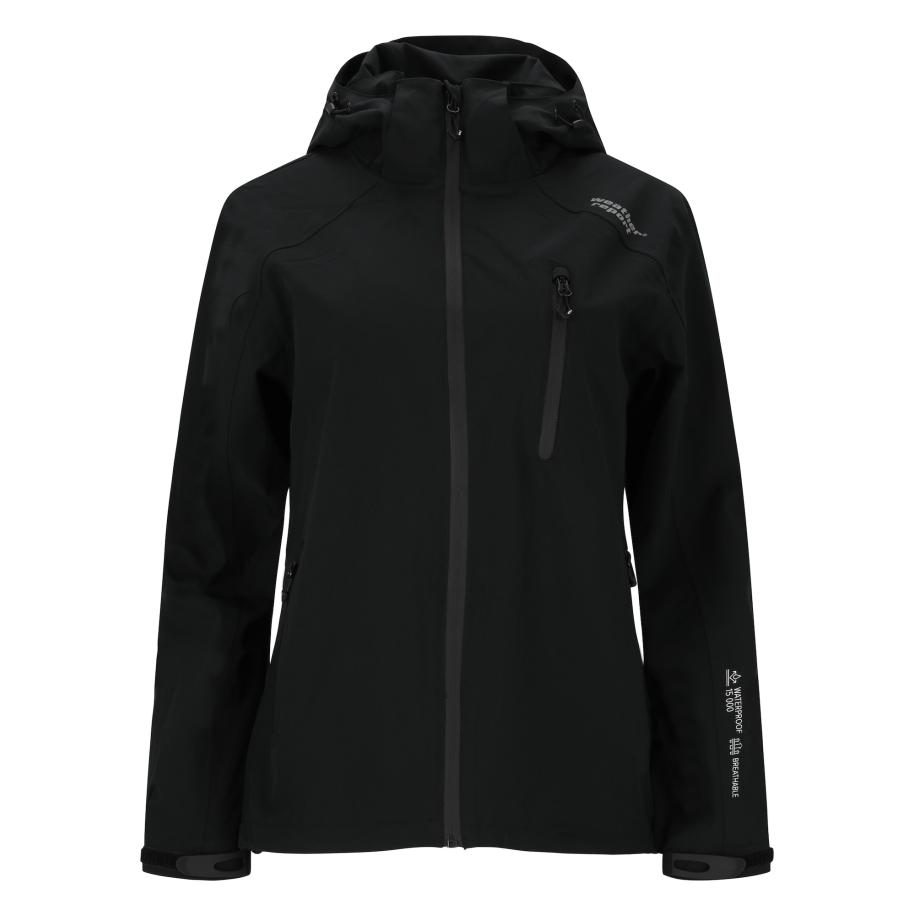 Weather Report Weather Report Outdoorjas Camelia grijs / zwart -