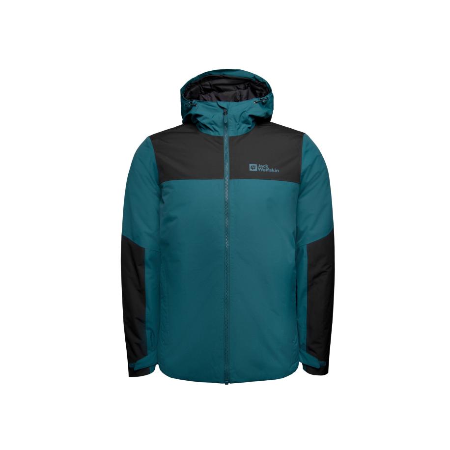 Jack Wolfskin JACK WOLFSKIN Outdoorjas Jasper blauw / zwart -