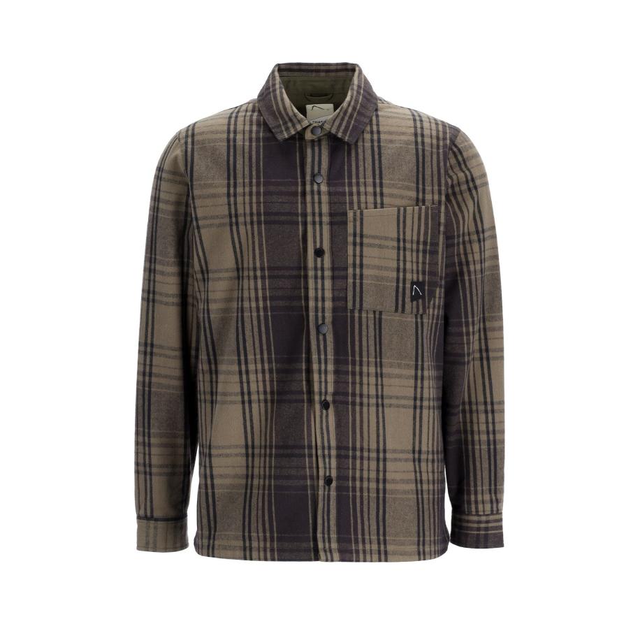 Chasin' CHASIN Overhemd Axel Flux bruin / zwart -