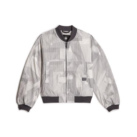 G-STAR Tussenjas Summer grijs / lichtgrijs / offwhite