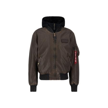 Alpha Industries ALPHA INDUSTRIES Tussenjas bruin / rood / zwart / wit