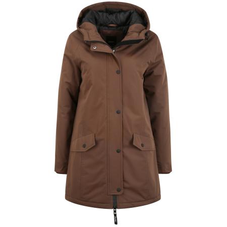Oxmo Tussenparka Tamila bruin