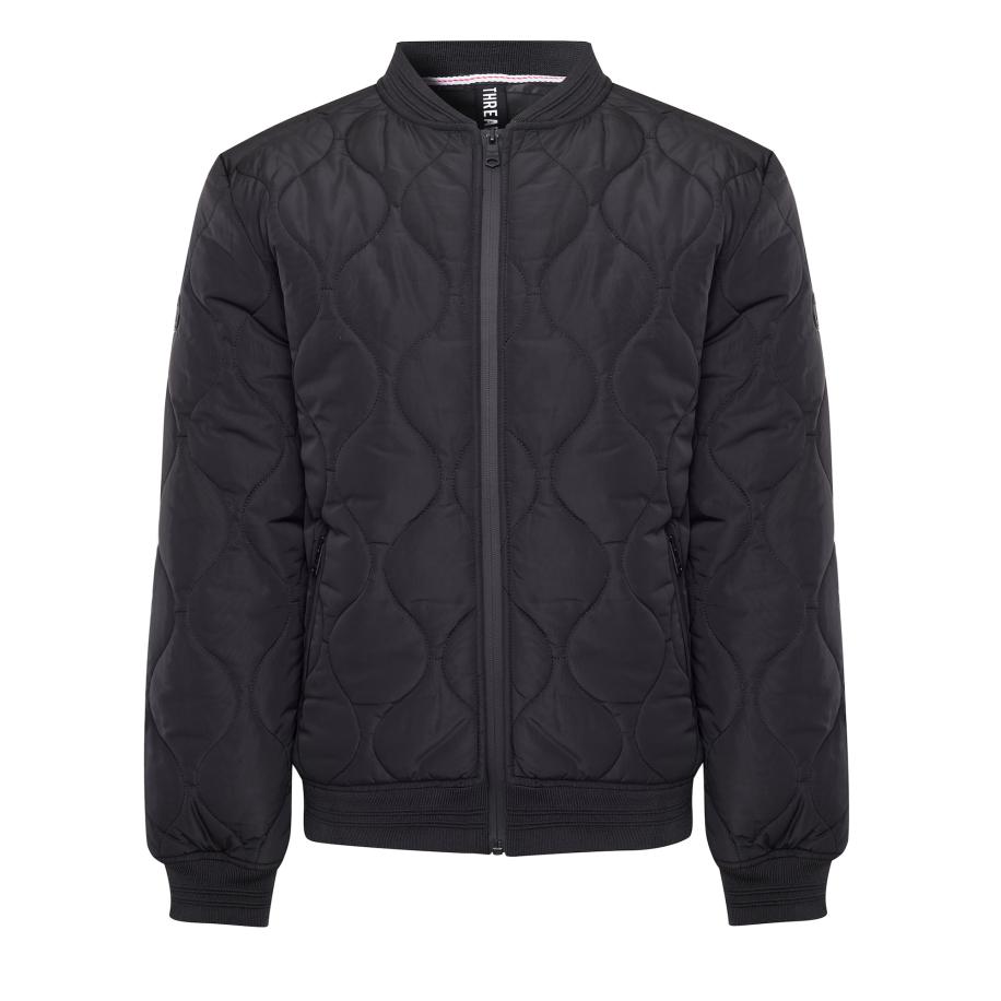 Threadbare Threadbare Tussenjas zwart -