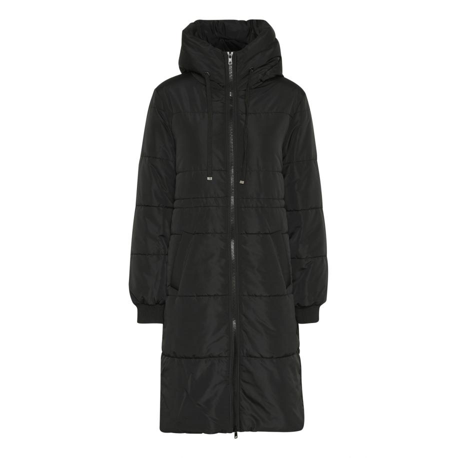 Kaffe Kaffe Winterjas Kajsa zwart -