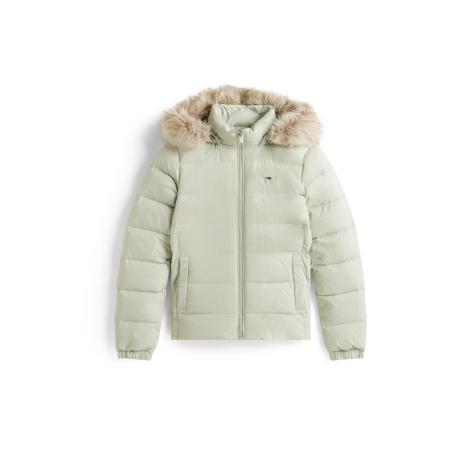Tommy Jeans Tommy Jeans Winterjas navy / pastelgroen / rood / wit