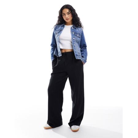 Vero Moda Denim jack in middenblauwe wassing