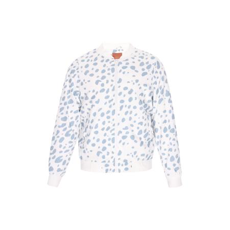 NALLY Tussenjas lichtblauw / wit