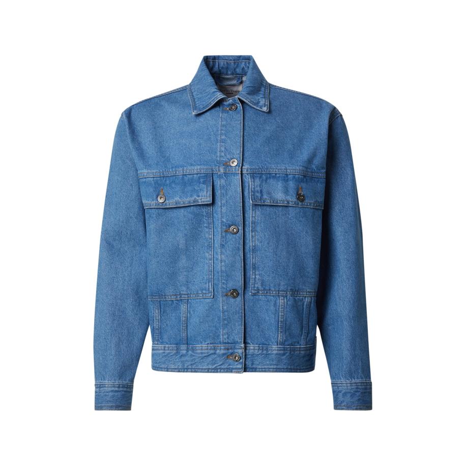 TRAPP TRAPP Tussenjas blauw denim -