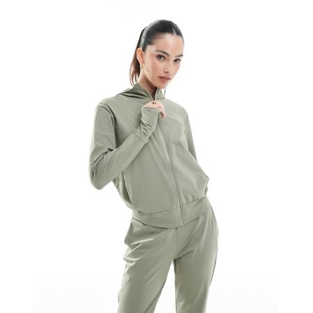 Born Living Yoga Airla Sport Lichtgewicht sportjack in groen