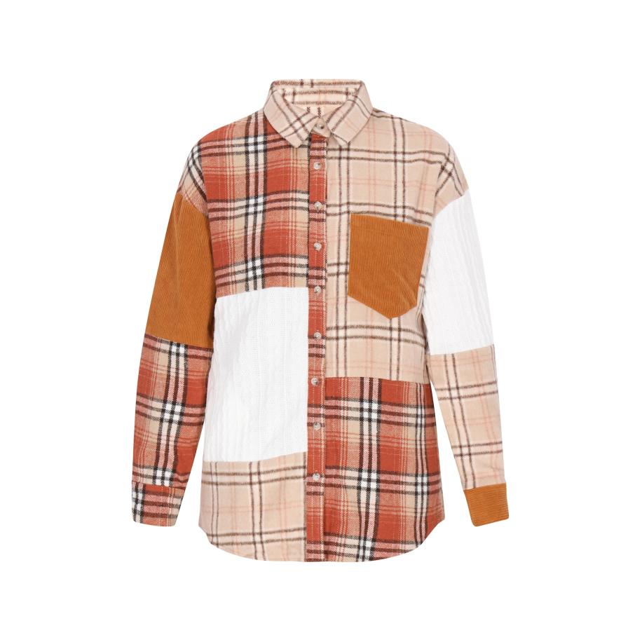 Usha usha BLUE LABEL Tussenjas beige / bruin / oranje / wit -
