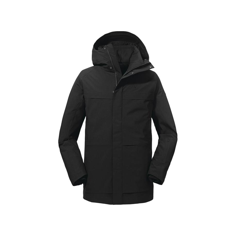Schöffel Schöffel Tussenparka Shoredrive zwart -