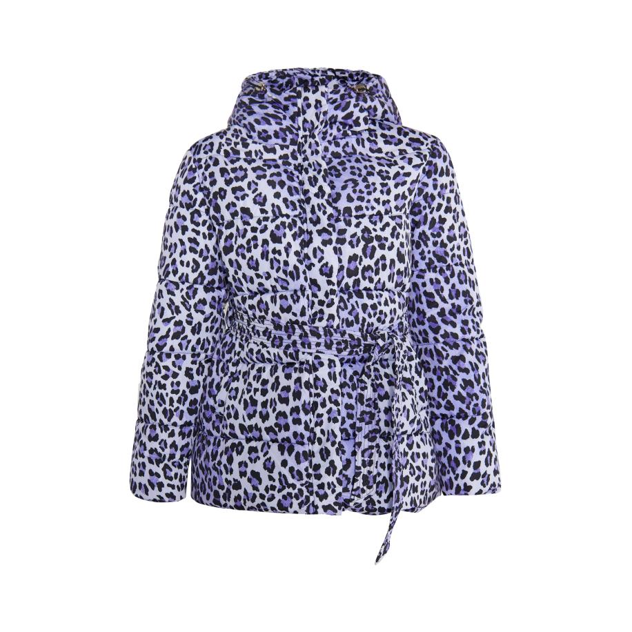 MYMO Winterjas lavendel / zwart / offwhite Paars