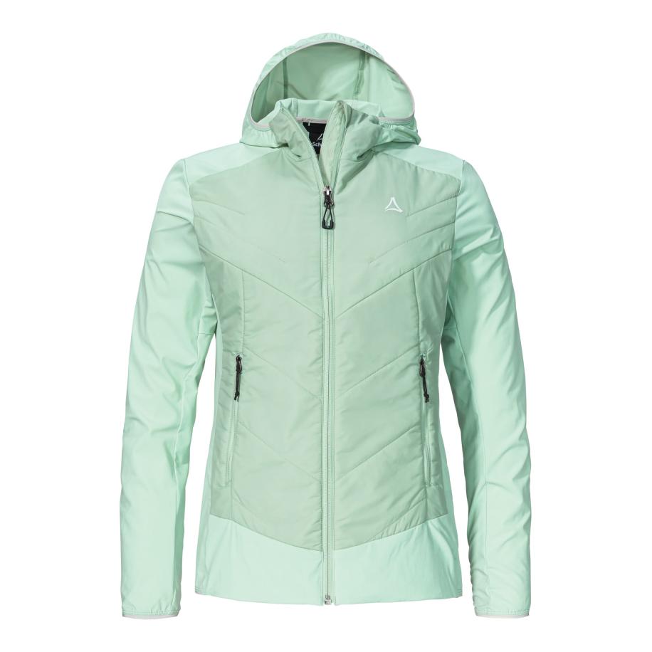 Schöffel Schöffel Outdoorjas Hybrid mintgroen -