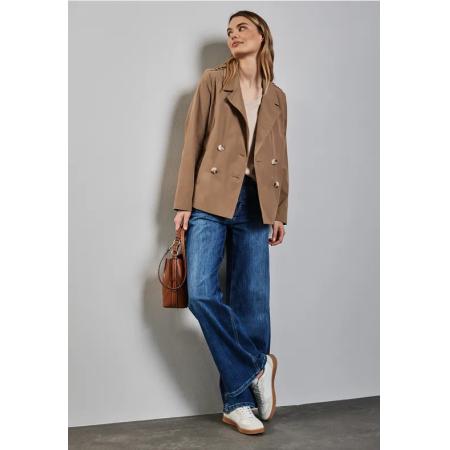 Street One Trenchcoat met twee rijen knopen