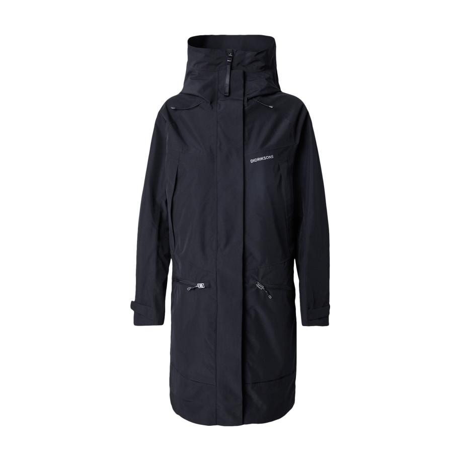 Didriksons Didriksons Outdoormantel ILMA zwart -