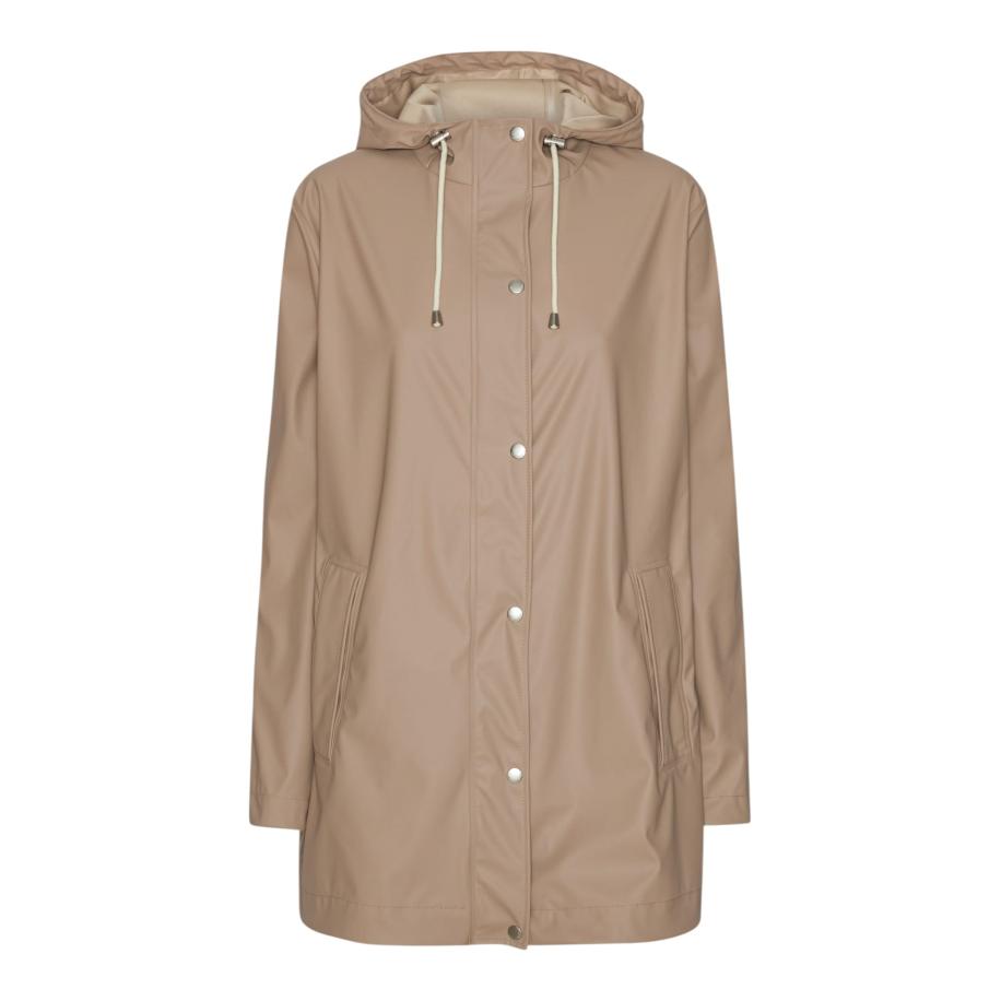 Ilse Jacobsen ILSE JACOBSEN Functionele jas Rain228FR lichtbruin -