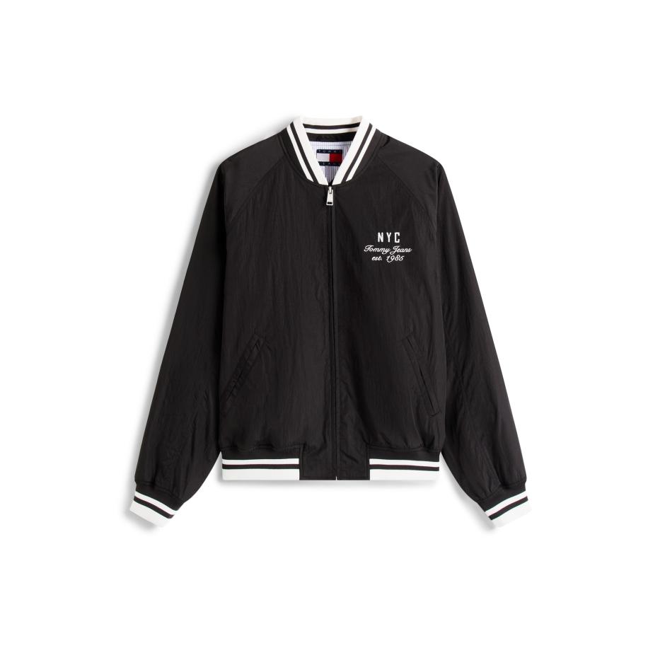 Tommy Jeans Tommy Jeans Tussenjas zwart / wit -