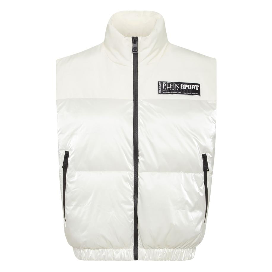 Plein Sport Plein Sport Bodywarmer zwart / wit -