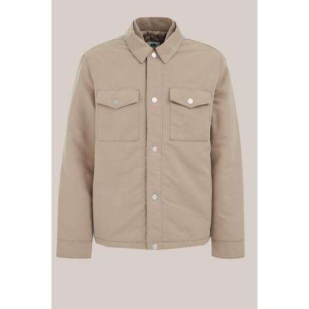 WE Fashion Heren jack - Regular fit - Beige - Maat: XS