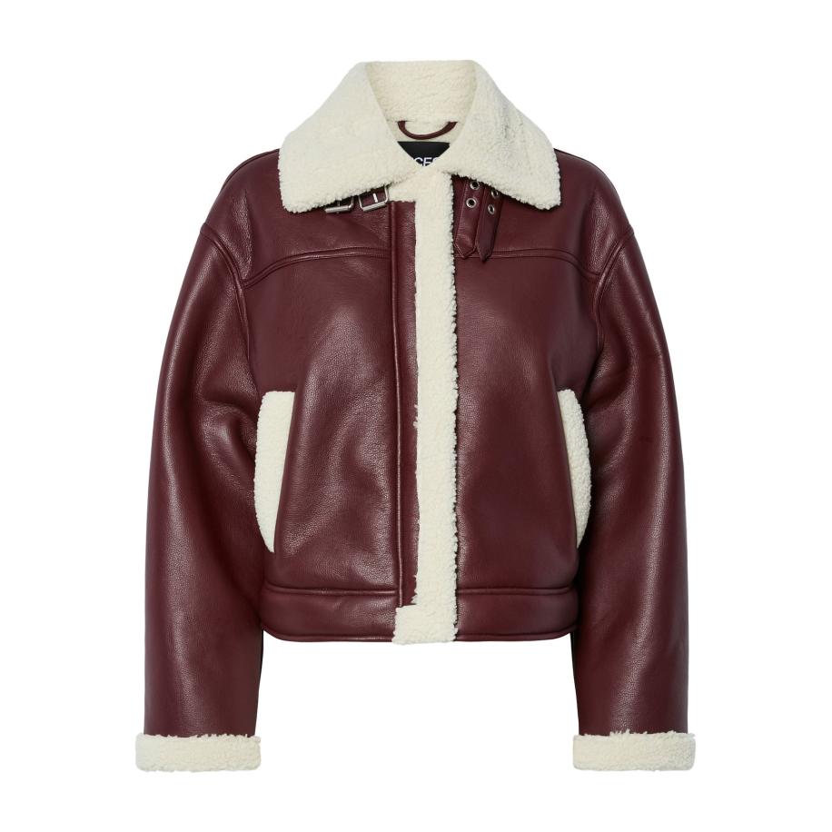 Pieces PIECES Tussenjas PCJanelle bordeaux -