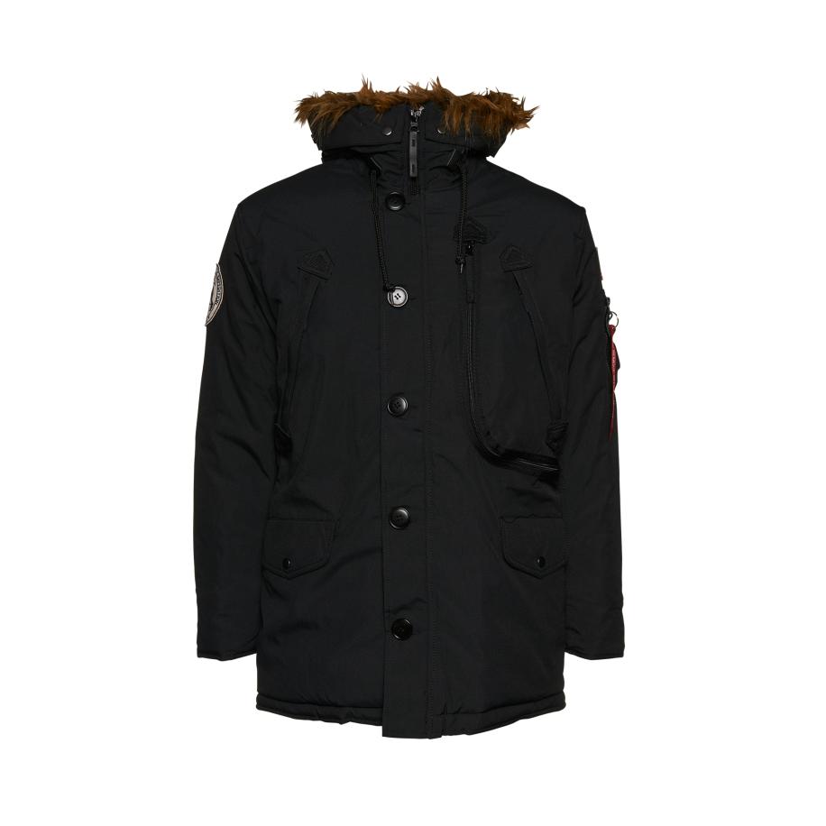Alpha Industries ALPHA INDUSTRIES Winterparka Polar rood / zwart / wit -