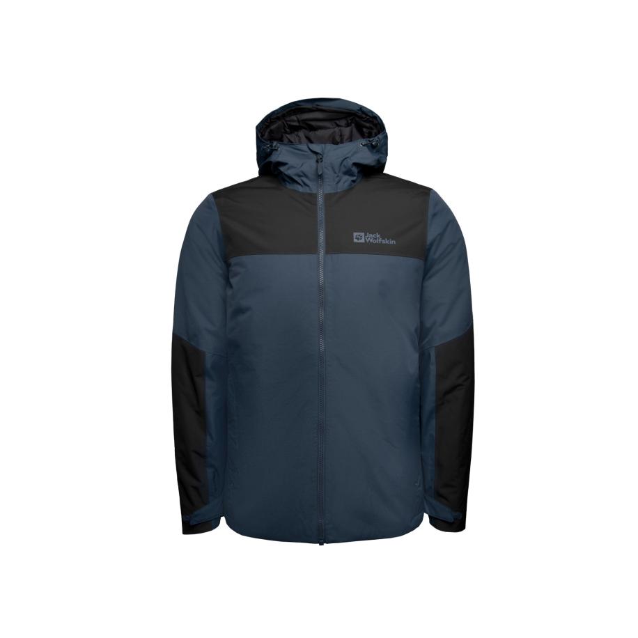 Jack Wolfskin JACK WOLFSKIN Outdoorjas Jasper blauw / zwart -