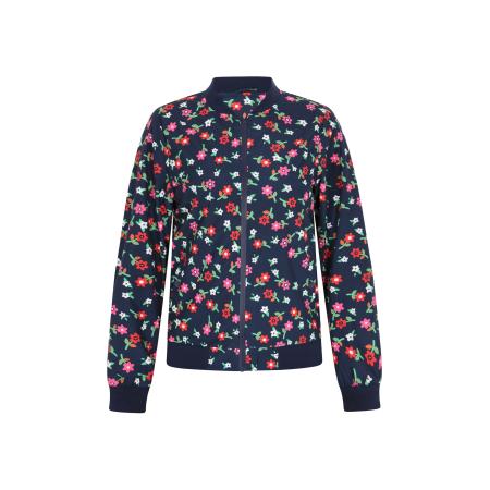 Sidona Tussenjas donkerblauw / lichtgroen / lichtrood / wit