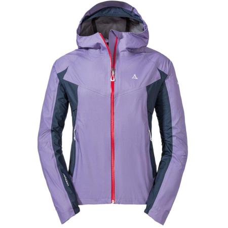 Schöffel Outdoorjas Ryten petrol / sering / rood / wit