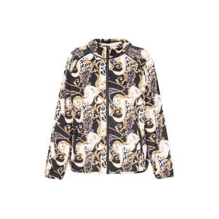 Faina faina Tussenjas camel / grijs / zwart / wit