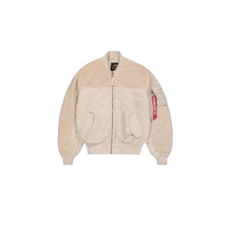 Alpha Industries ALPHA INDUSTRIES Tussenjas beige / donkergrijs / oranje