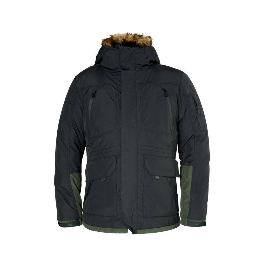 ICEBOUND ICEBOUND Functionele jas beige / lichtgrijs / groen / zwart -