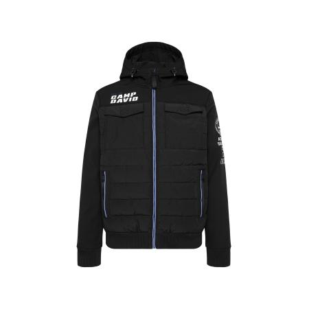 Camp David CAMP DAVID Winterjas blauw / zwart / wit