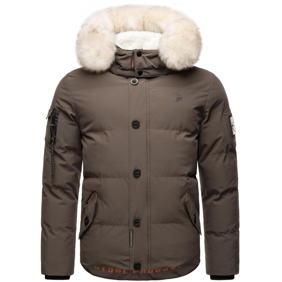 STONE HARBOUR STONE HARBOUR Winterjas Halvaar antraciet -