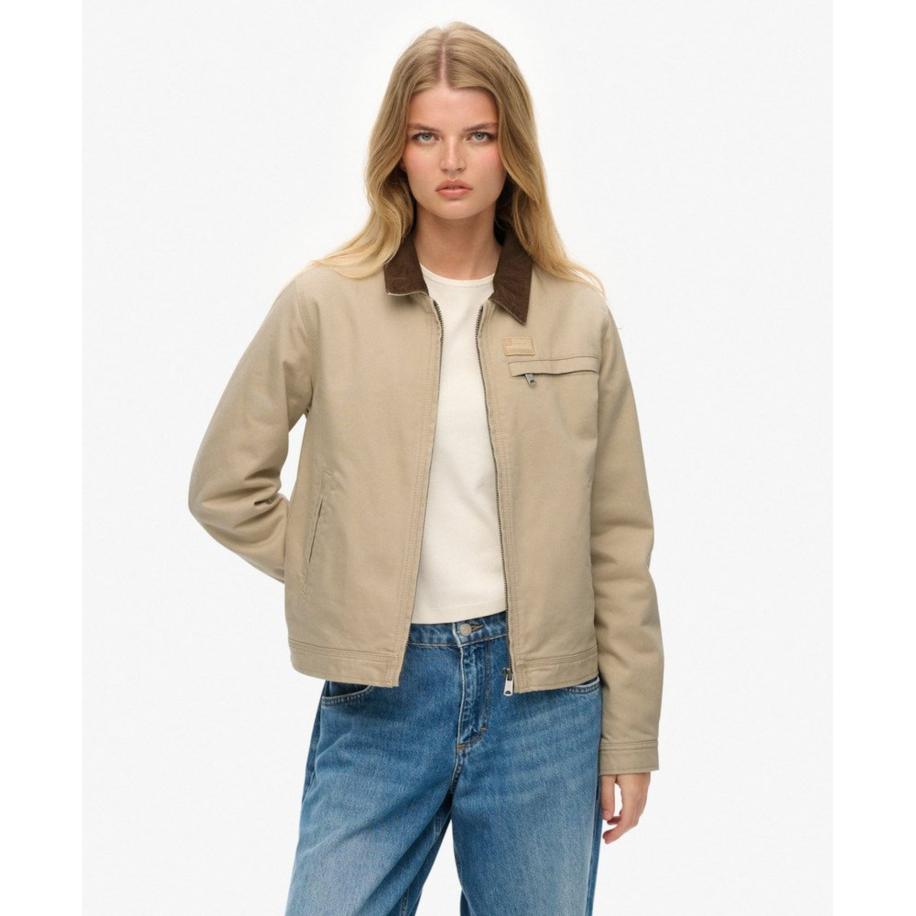 Superdry Superdry Tussenjas lichtbruin -