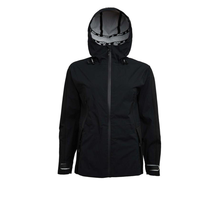 JACK1T JACK1T Outdoorjas Isotope Regenjacke zwart -