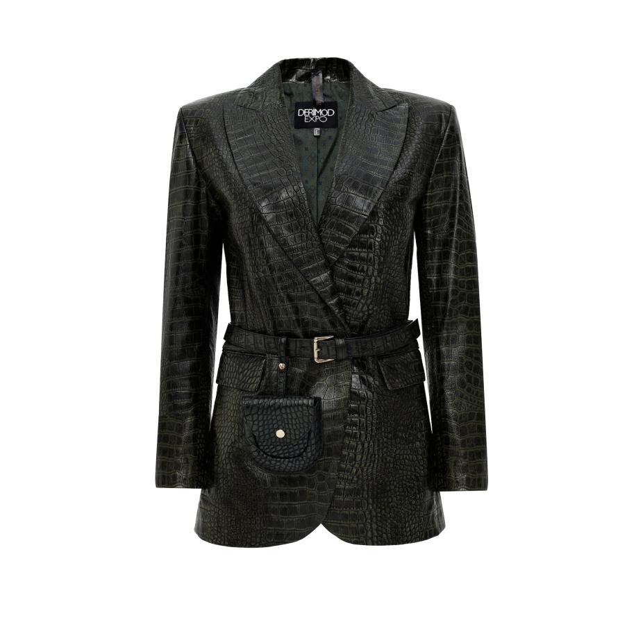 Derimod Derimod Tussenjas groen -