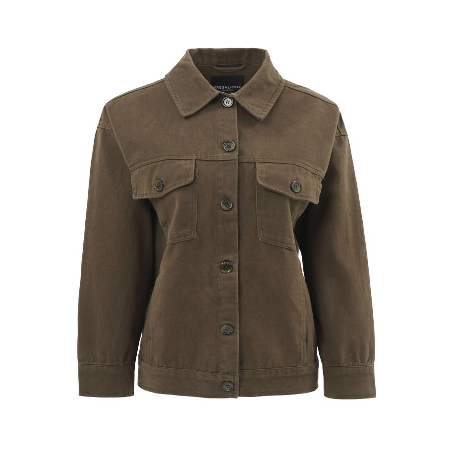 FRESHLIONS FRESHLIONS Tussenjas Jenna olijfgroen -