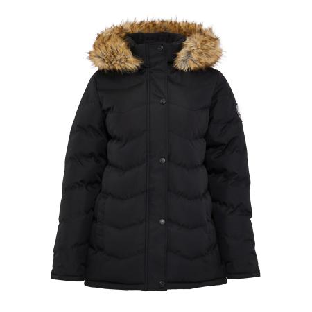 Threadbare Threadbare Winterjas lichtbruin / zwart