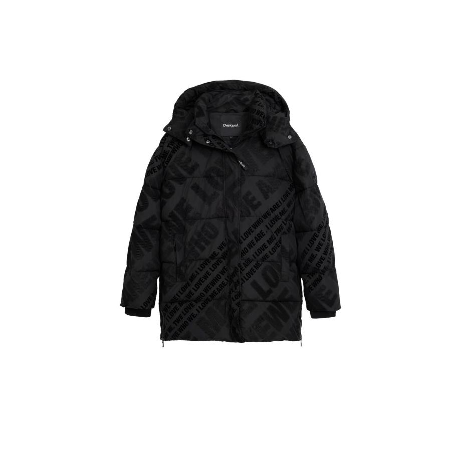 Desigual Desigual Winterjas zwart -