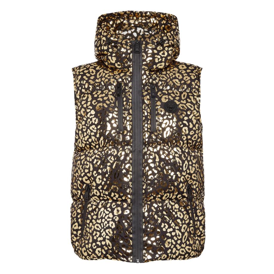 Plein Sport Plein Sport Bodywarmer goud / zwart -