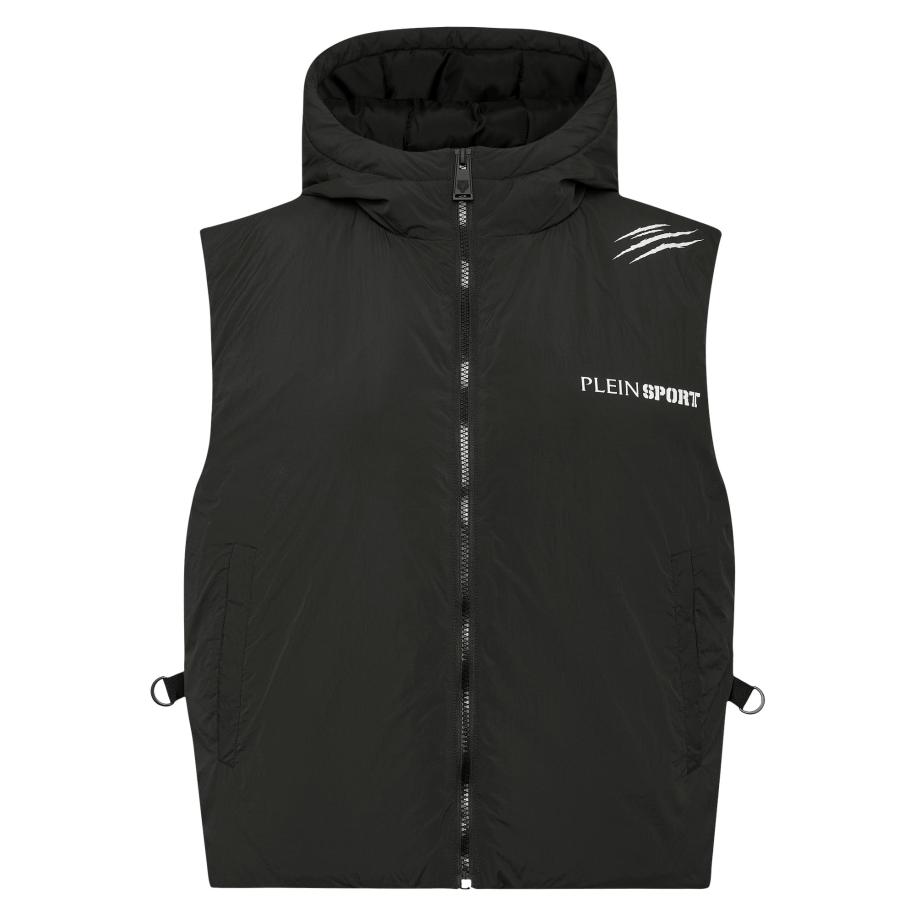 Plein Sport Plein Sport Bodywarmer zwart / wit -