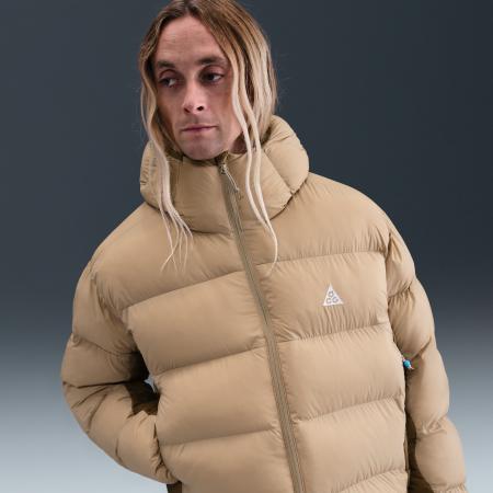 Nike ACG 'Lunar Lake' PrimaLoft® Therma-FIT ADV ruimvallend herenjack met capuchon - Bruin